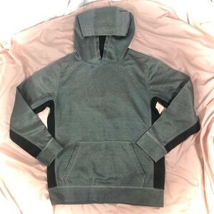 Boys Size 12 14 Women’s Small Heather Gray Hooded Sweater